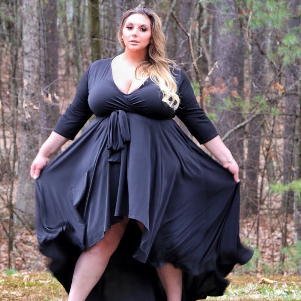 Plus Size ‘Goddess’ High Low Dress - Picture 6 of 7